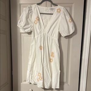 Madewell Cream Puff Sleeve Mini Sundress